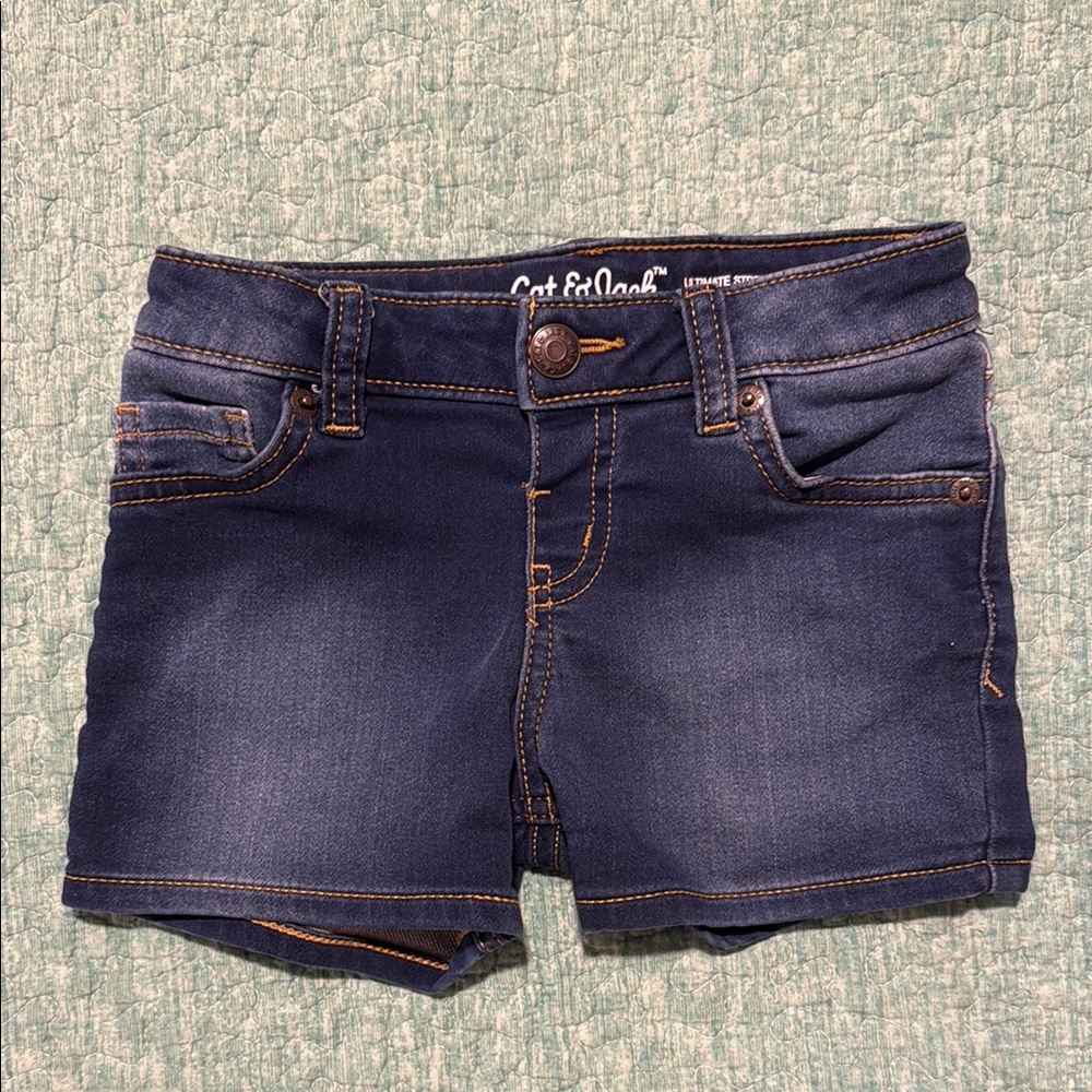 Cat & Jack Kids Dark Blue Denim Shorts